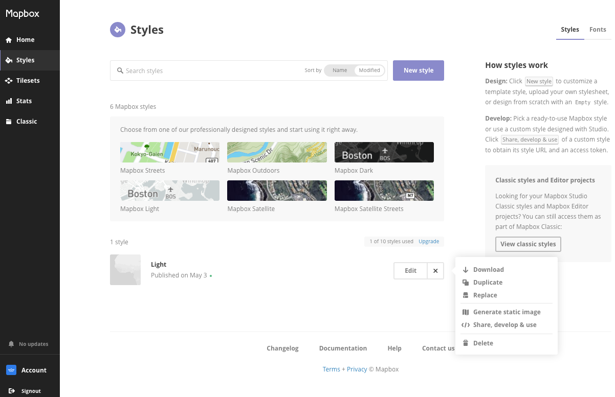 Stream Maps Admin UI
