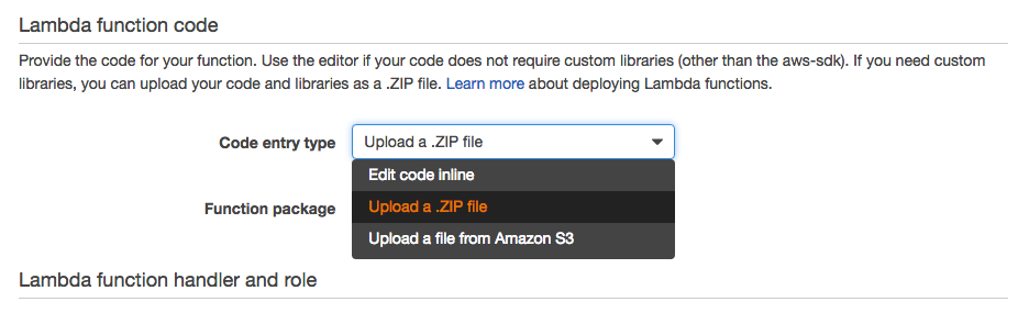 Amazon s3 Datei-Upload-API Kalifornien